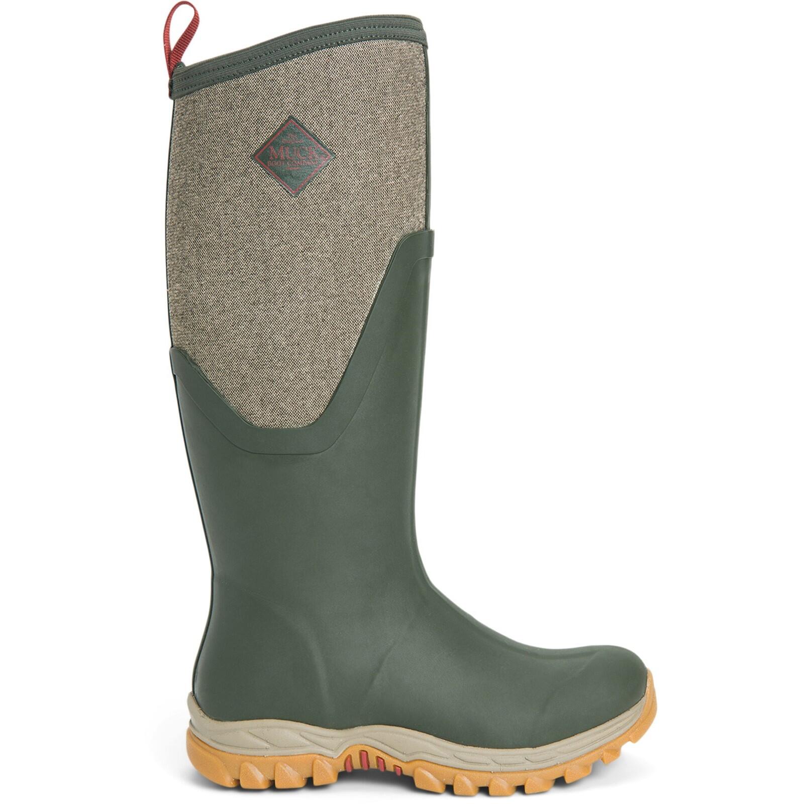 MUCK BOOTS Arctic Sport II Tall Textile/Weather Wellingtons GREEN