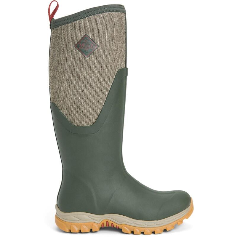 Muck Boot Arctic Sport II Tall - Olive/Tweed - Dames - Winterlaarzen