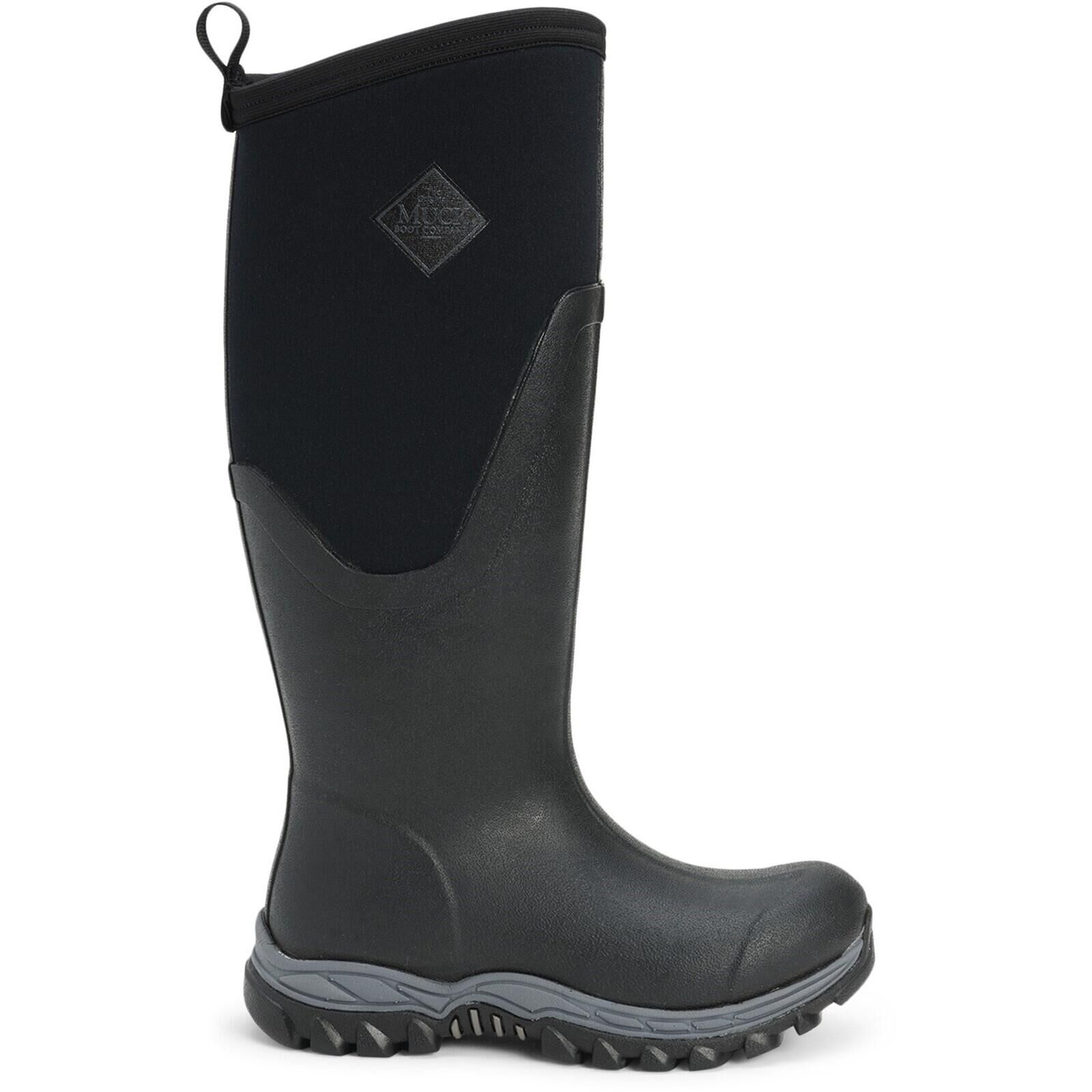 MUCK BOOTS Arctic Sport II Tall Textile/Weather Wellingtons BLACK