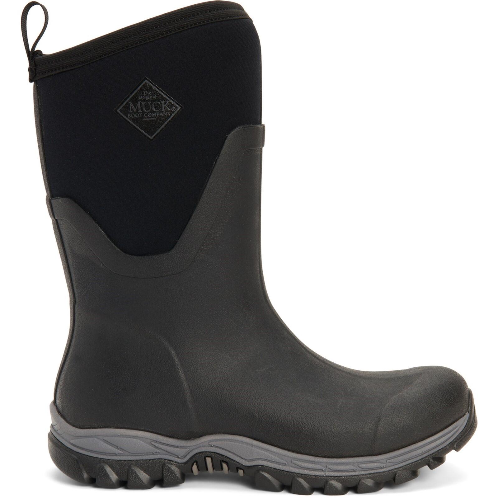 MUCK BOOTS Arctic Sport Mid Textile/Weather Wellingtons BLACK