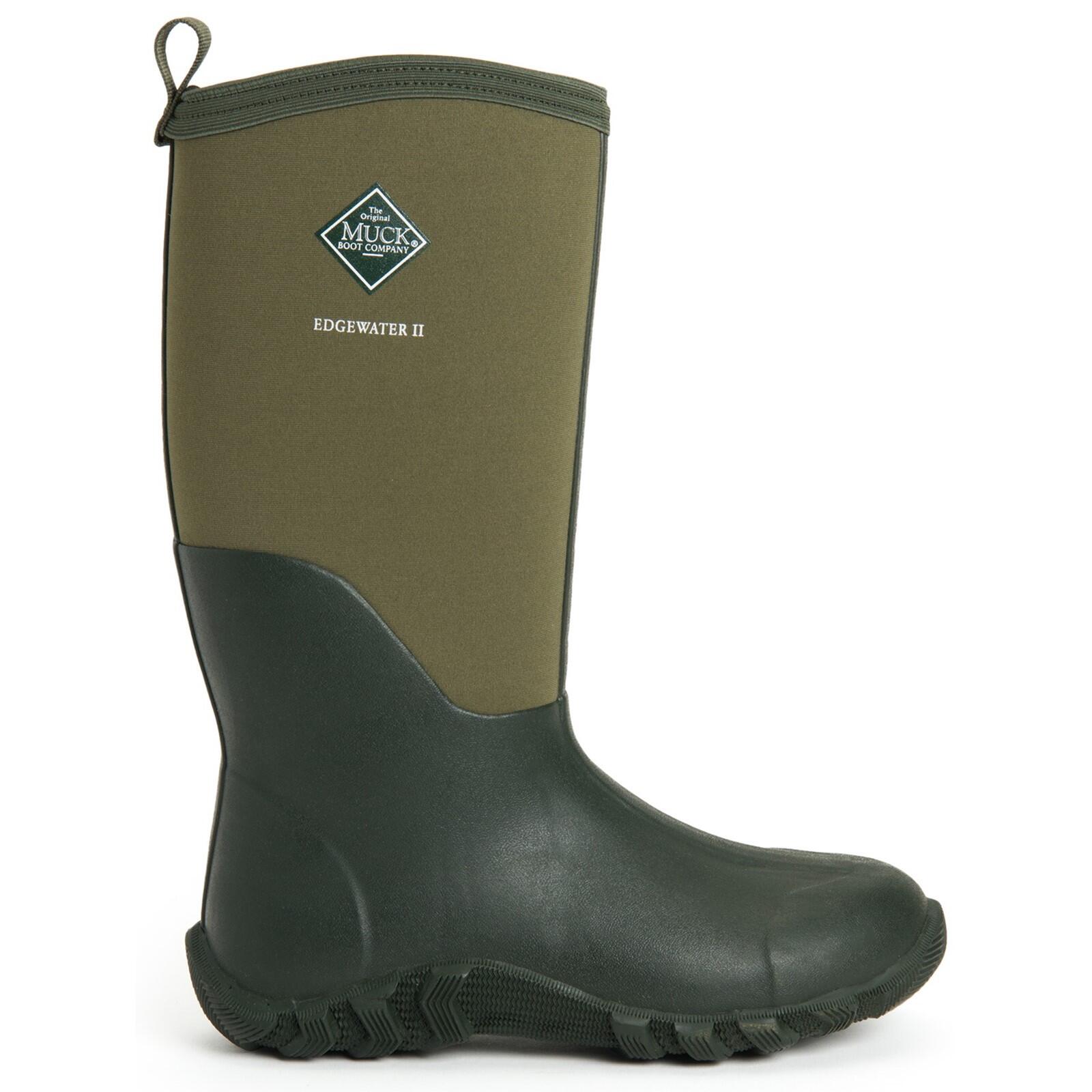 MUCK BOOTS Edgewater II Textile/Weather Wellingtons DARK GREEN