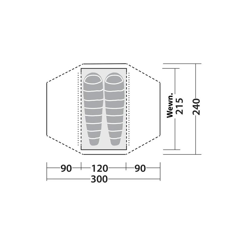 Robens Goshawk 2 Persoons Tent Tunneltent