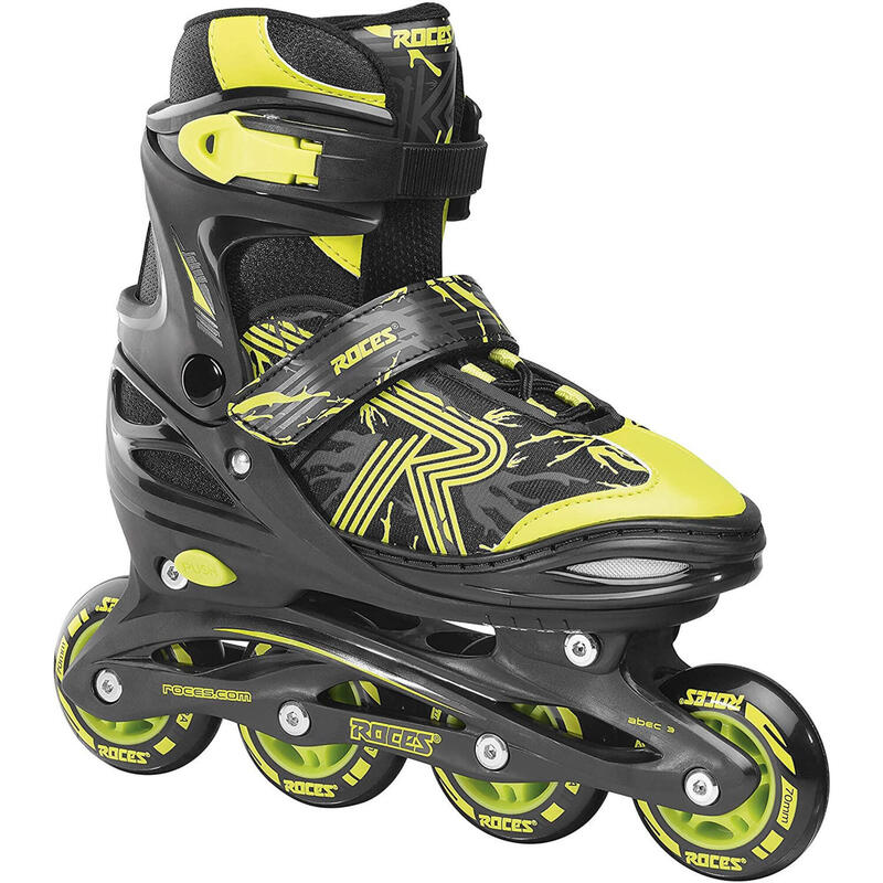 Roces inline-Skates Jokey 3.0 softboot 82A schwarz/gelb