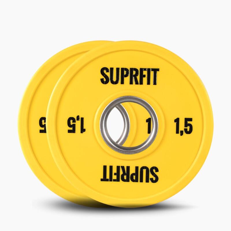 Talerze do treningu siłowego Suprfit Mini Bumper Plates