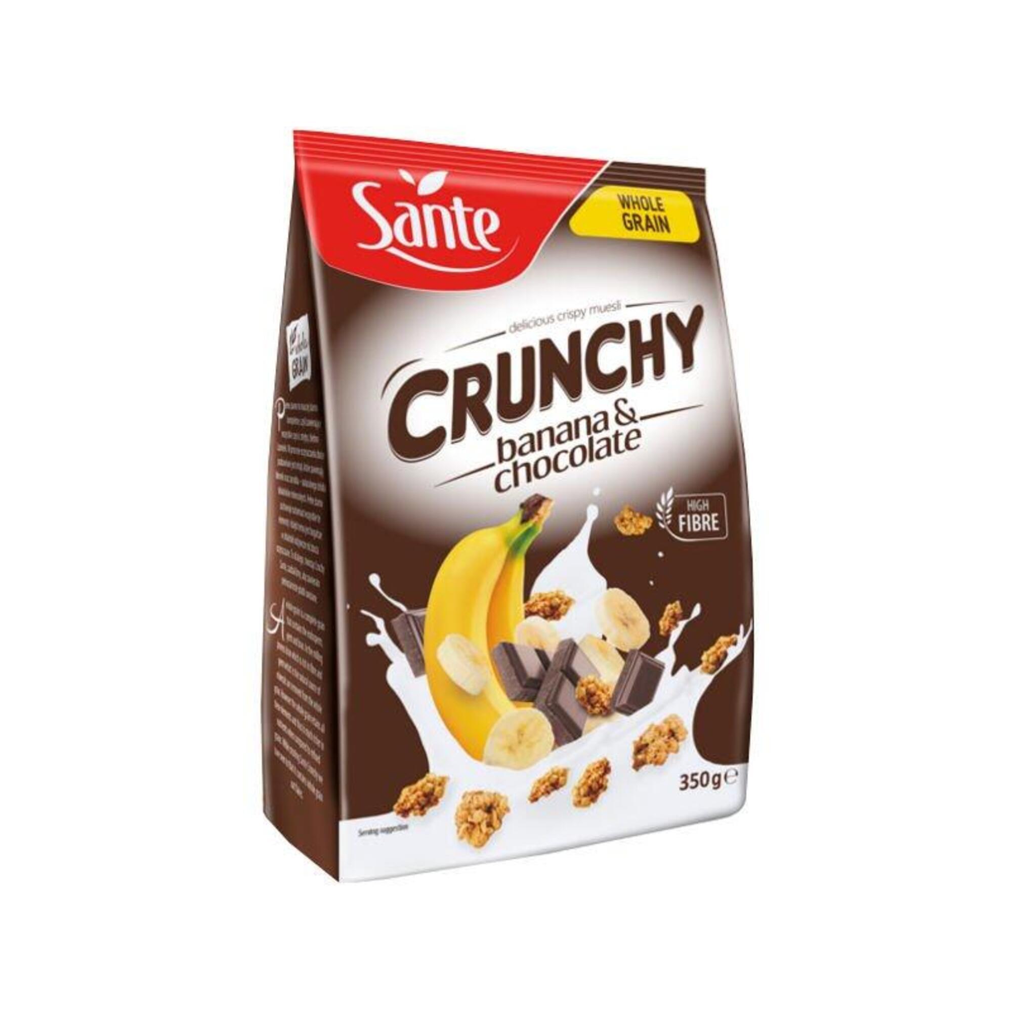 Crunchy SANTE 350g. Banan - Czekolada