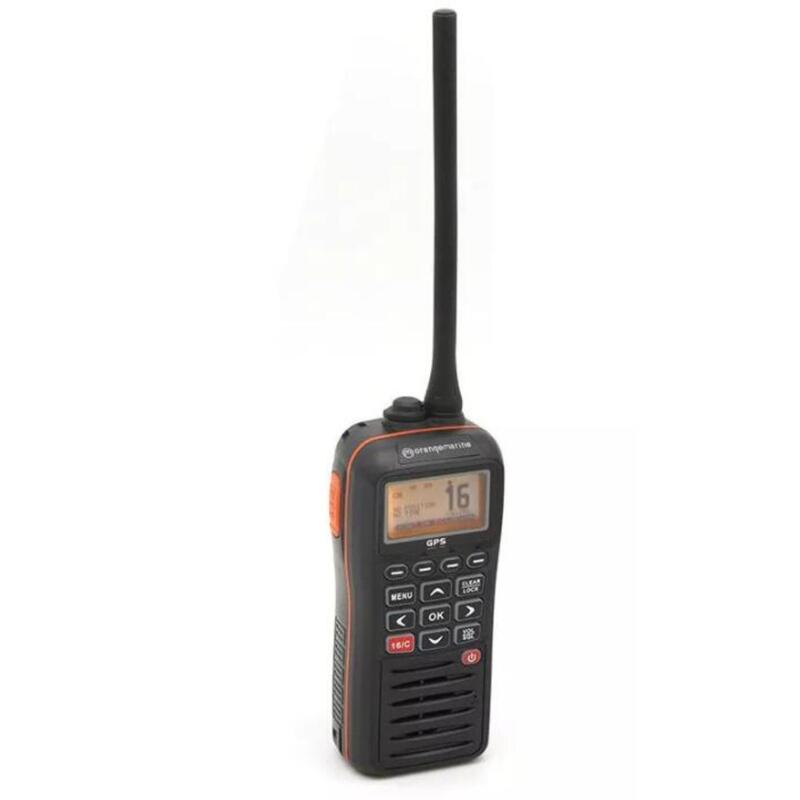 WASSERDICHTES UND SCHWIMMENDES TRAGBARES VHF WPF 700 – ORANGEMARINE