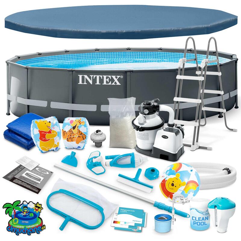 Basen stelażowy do ogrodu Intex Ultra XTR Frame Pools 488 x 122 cm zestaw 20w1