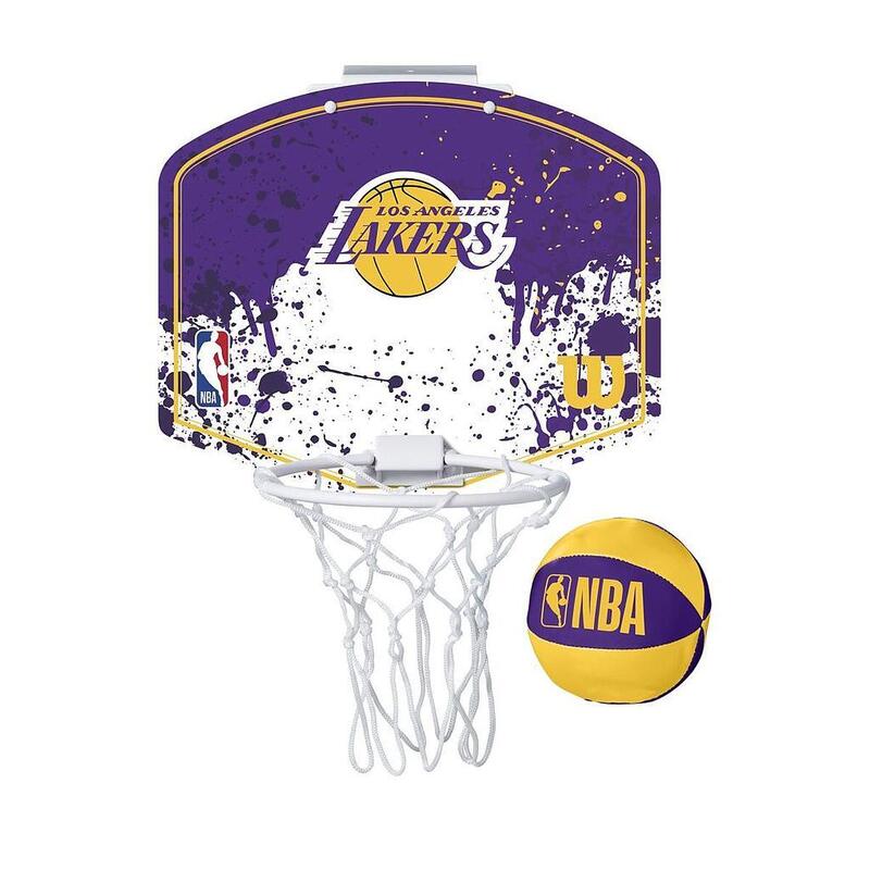 Mini cesta de basquete NBA Los Angeles Lakers