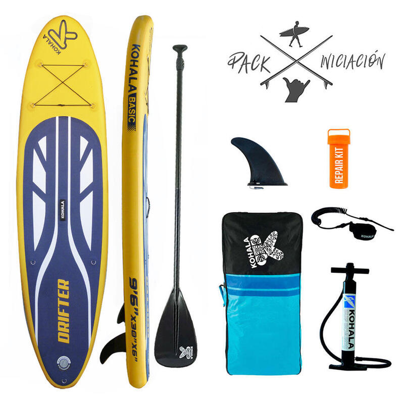 Tabla de Paddle Surf  Drifter 290 cm (Nivel iniciación) - Monocapa - Kohala