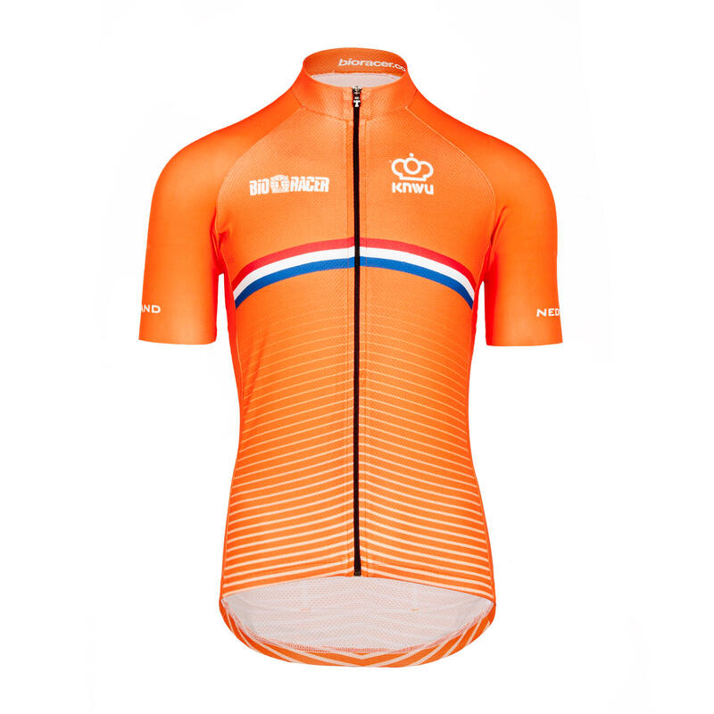 Bioracer Official Team Netherlands (2022) - Maillot Ciclismo - Naranja