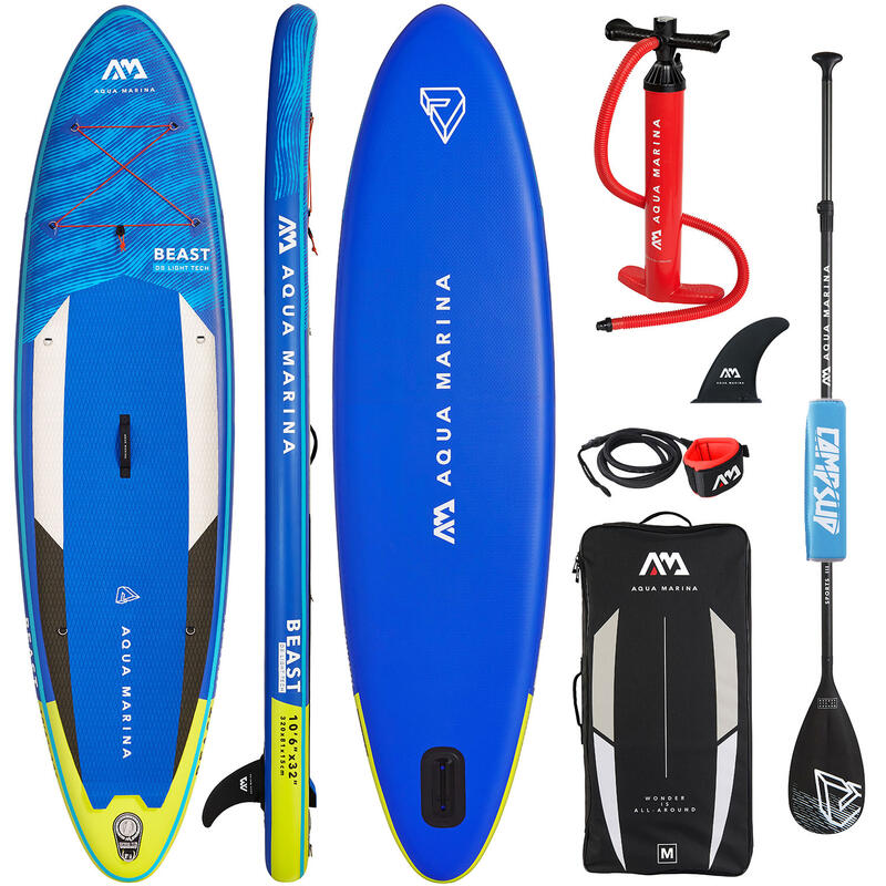 Aqua Marina Beast 10'6" met Floatter SUP Board Stand Up Paddle opblaasbaar