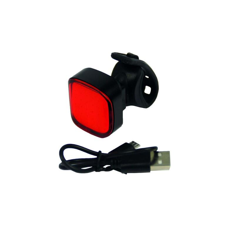 Luz trasera de bicicleta LED USB recargable
