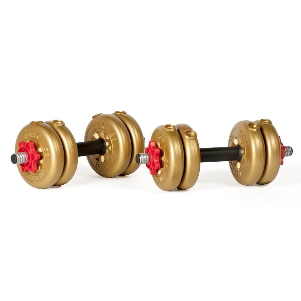 YORK BARBELL York 11kg Adjustable Dumbbell Set