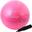 Ballon de Pilates et de yoga, très robuste - 75cm Rose - gonfleur inclus