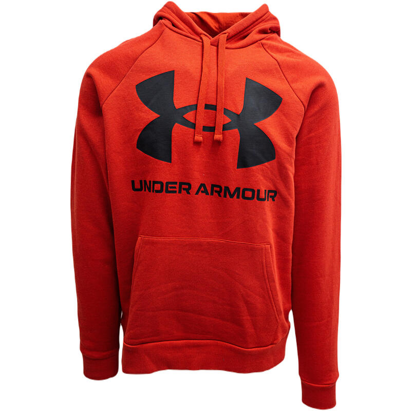 Sudadera Under Armour Rival Fleece Big Logo, Rojo, Hombre