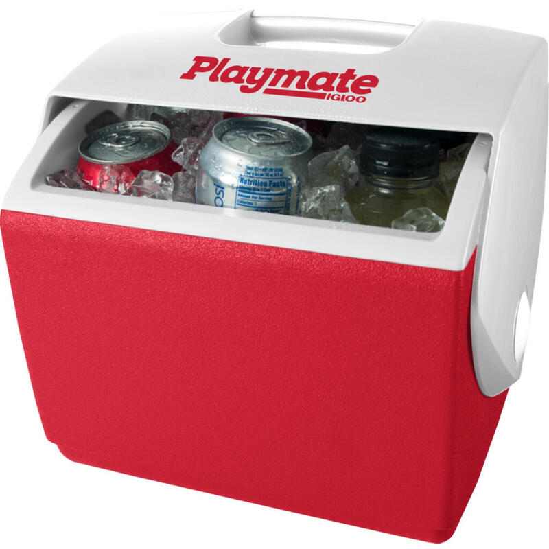 Playmate Pal passieve koelbox rood voor kamperen 6,6 liter