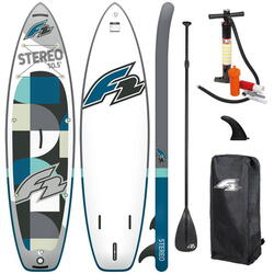 F2 Stereo 10'6 SUP Board Stand Up Paddle Opblaasbare surfplankpeddel