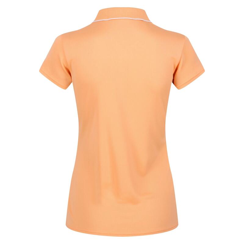 Maverik V wandel-T-shirt met korte mouwen voor dames - Oranje