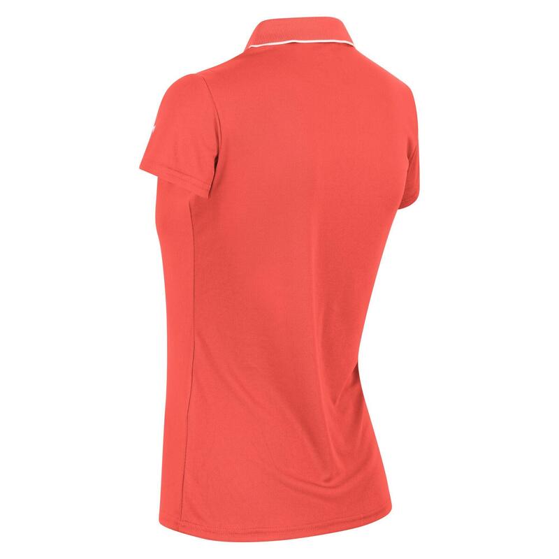 Maverik V T-shirt de marche à manches courtes pour femme - Orange