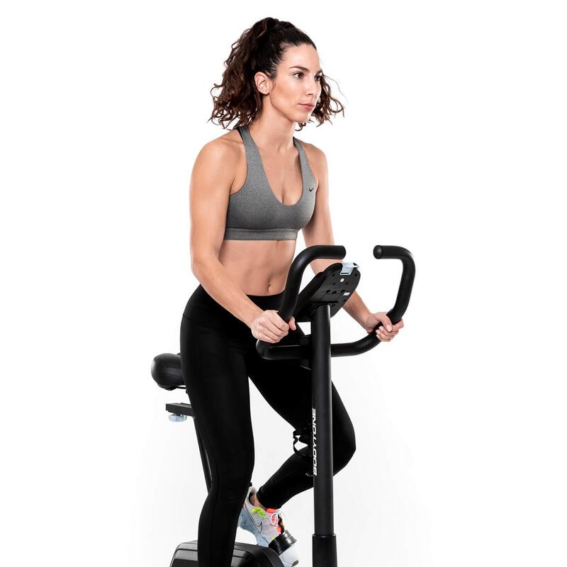 Smart Exercise Bike connettività Bluetooth, 12 programmi volante a incerciamento