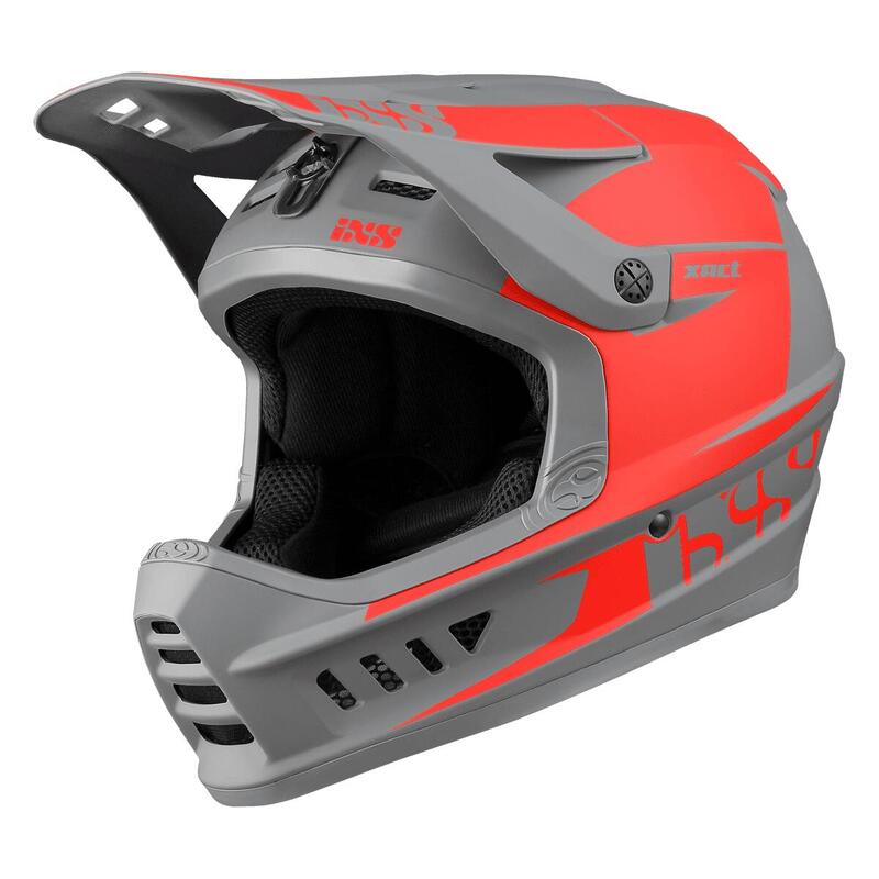 XACT Evo Fullface-Helm - Red-Graphite