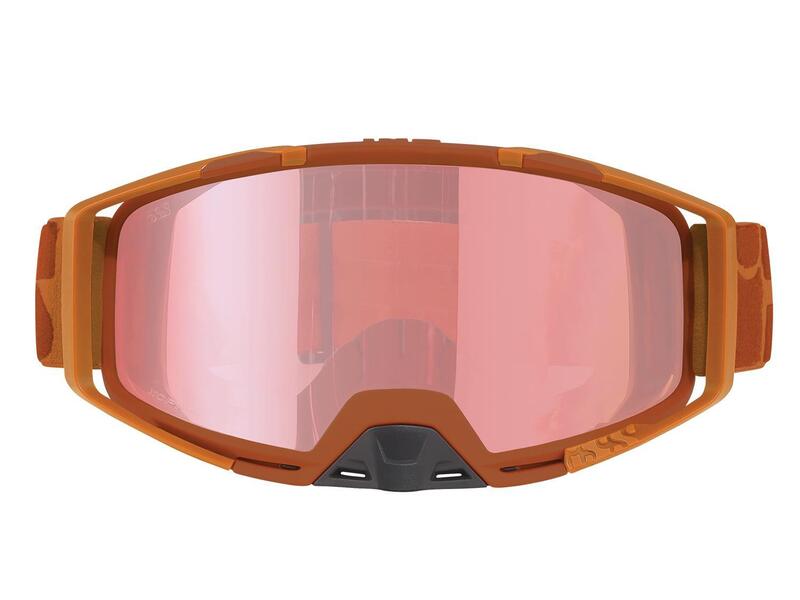 Trigger Goggle Spiegel - Gebrand Oranje/Spiegel Zacht Roze