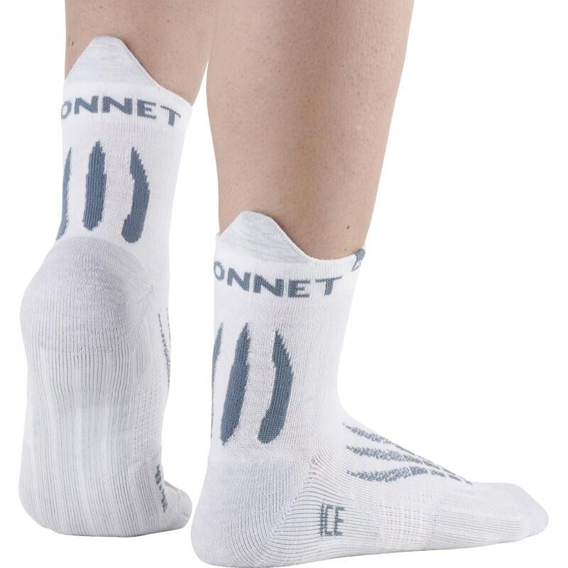 RUN ICE - Chaussettes de running/trail hivernales avec 52 % de laine mérinos.