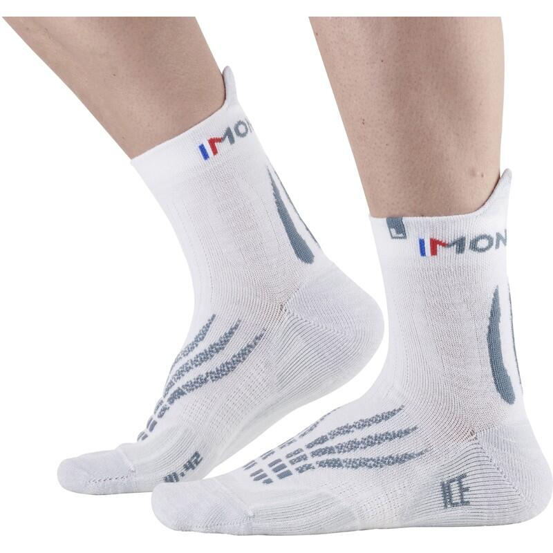 RUN ICE - Chaussettes de running/trail hivernales avec 52 % de laine mérinos.