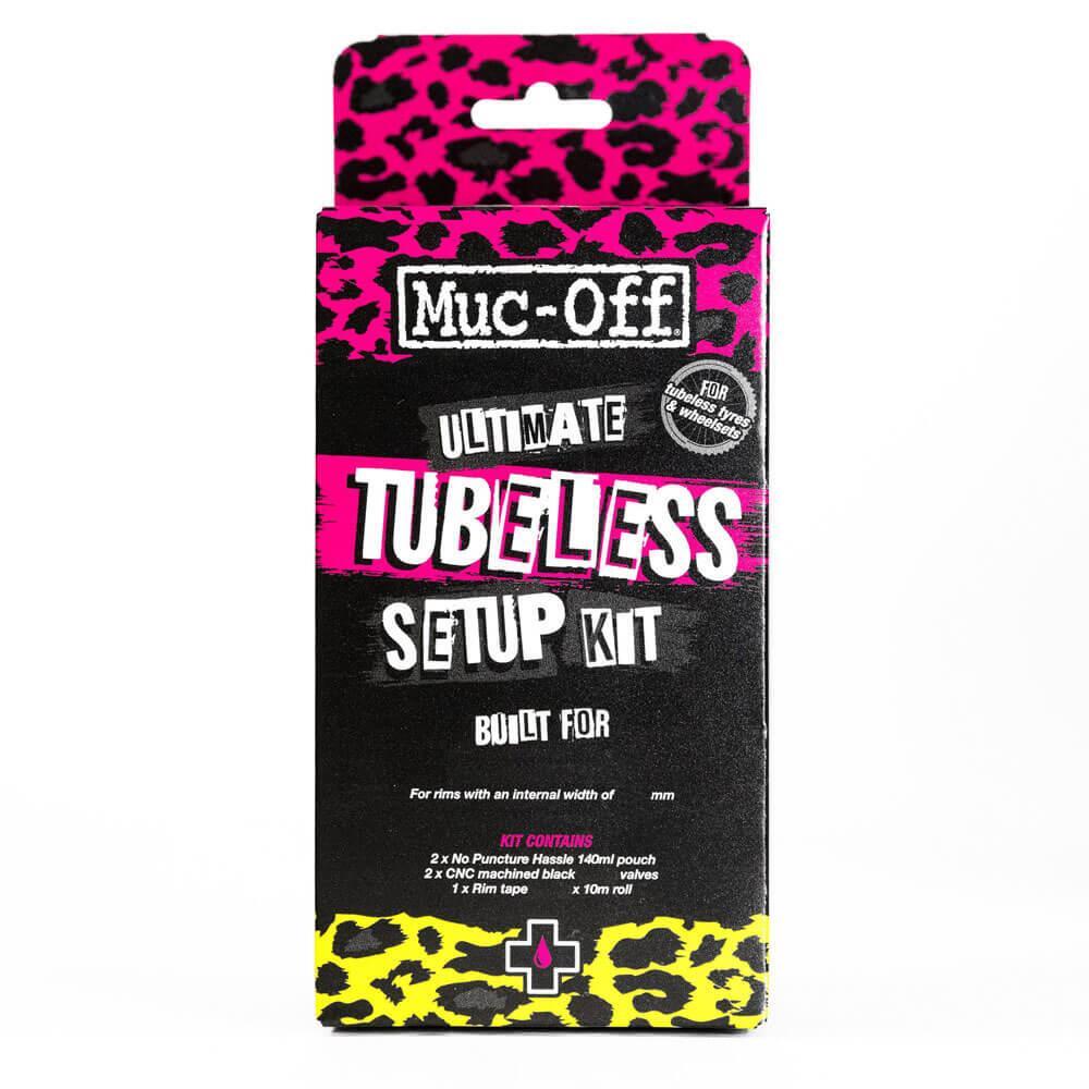 Muc-Off Ultimate Tubeless Setup Kit 60mm Valves Road Gravel CX 21mm 2/3