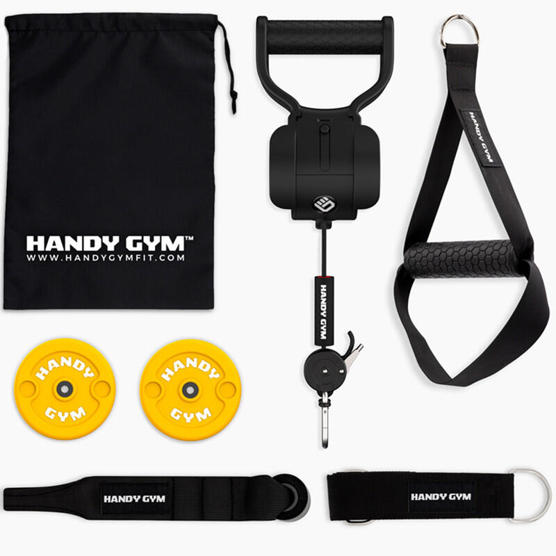 HANDY GYM™ GO - Poulie Iso-Inertielle Portable