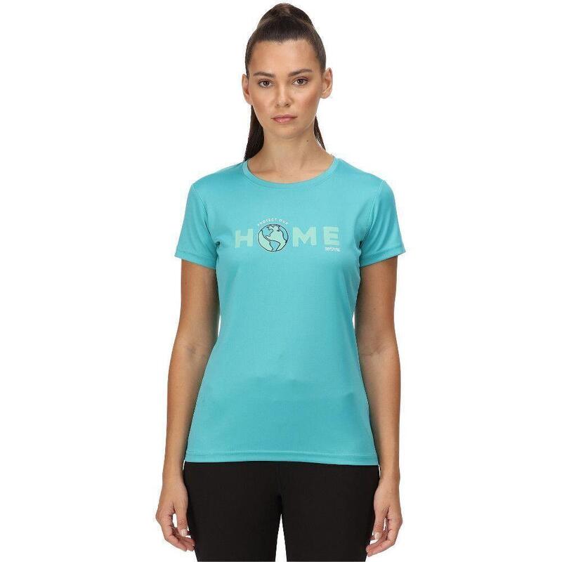 Dames Fingal VI Aarde Tshirt (Turquoise)