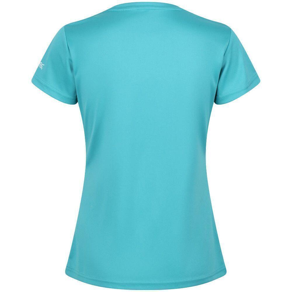 Womens/Ladies Fingal VI Earth TShirt (Turquoise) 2/5