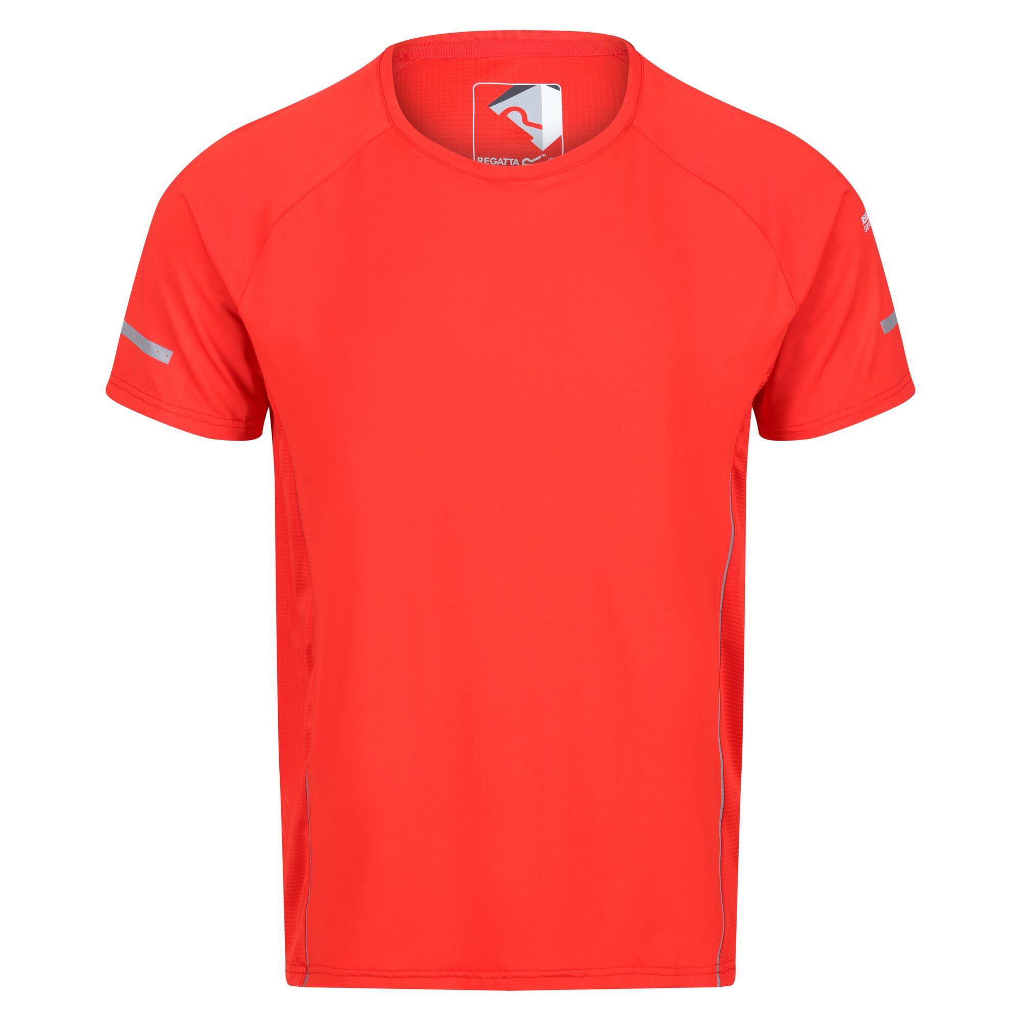 Mens Highton Pro Logo TShirt (Fiery Red) 1/5