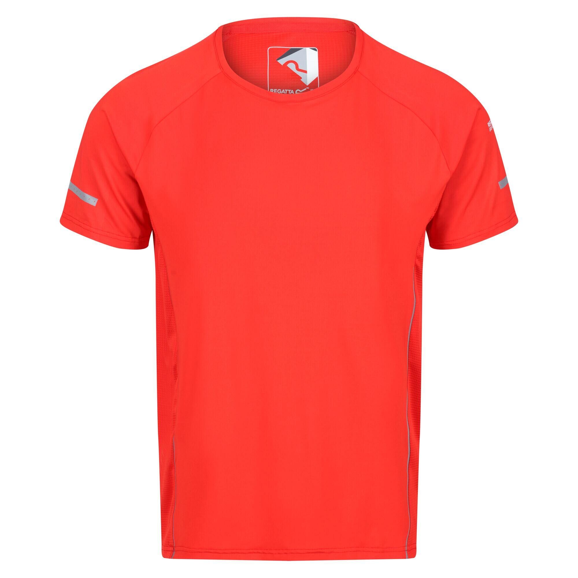 REGATTA Mens Highton Pro Logo TShirt (Fiery Red)