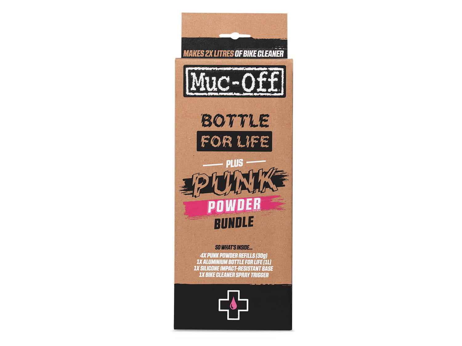 Muc-Off Bottle For Life Bundle Kit inc. 4x Powder Refills 2/4