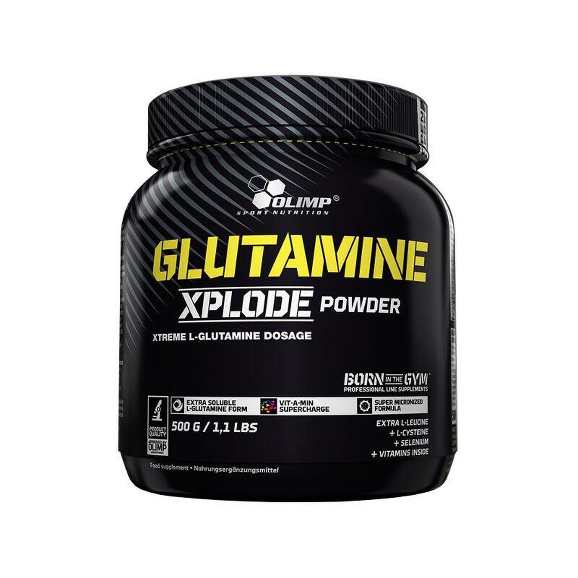 Glutamine XPLODE OLIMP 500 g Pomarańcza