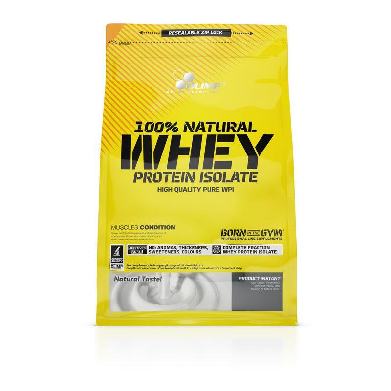 100% Natural Whey Protein Isolate OLIMP 600 g Naturalny