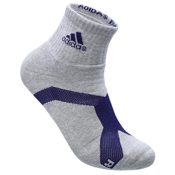 Wucht P3.1 Low Cut Badminton Socks - Grey/Indigo