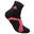 Wucht P3.1 Low Cut Badminton Socks - Black/Turbo