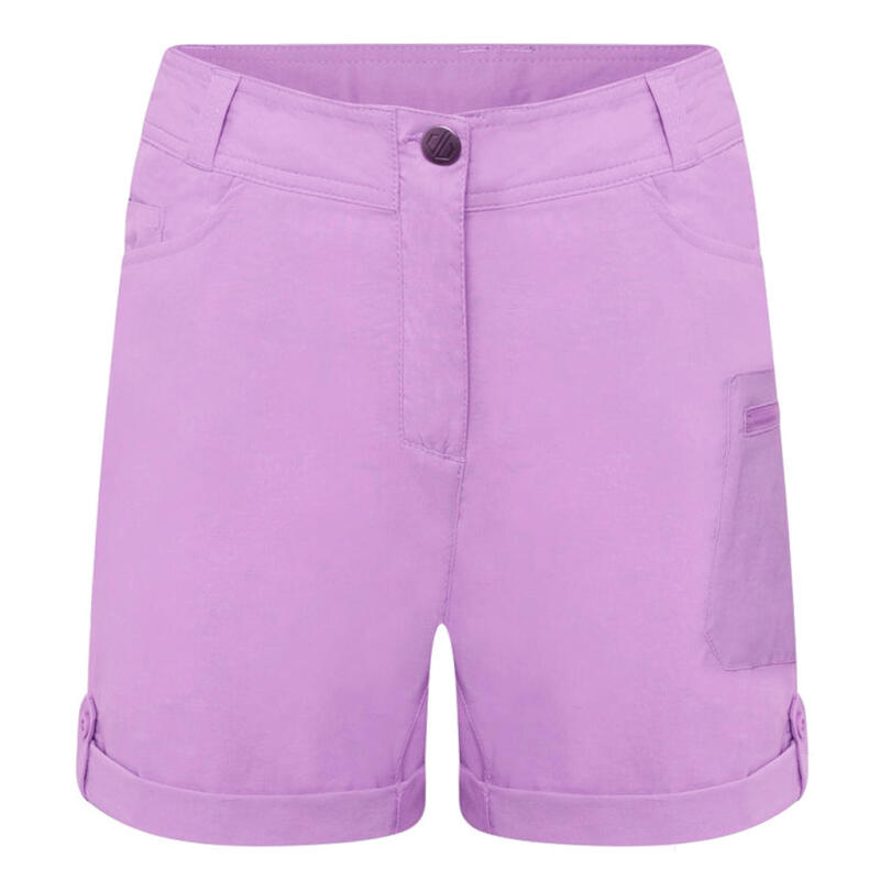 Dare2b Womens/Ladies Melodic II Multi Pocket Walking Shorts (Dusty Lavender)
