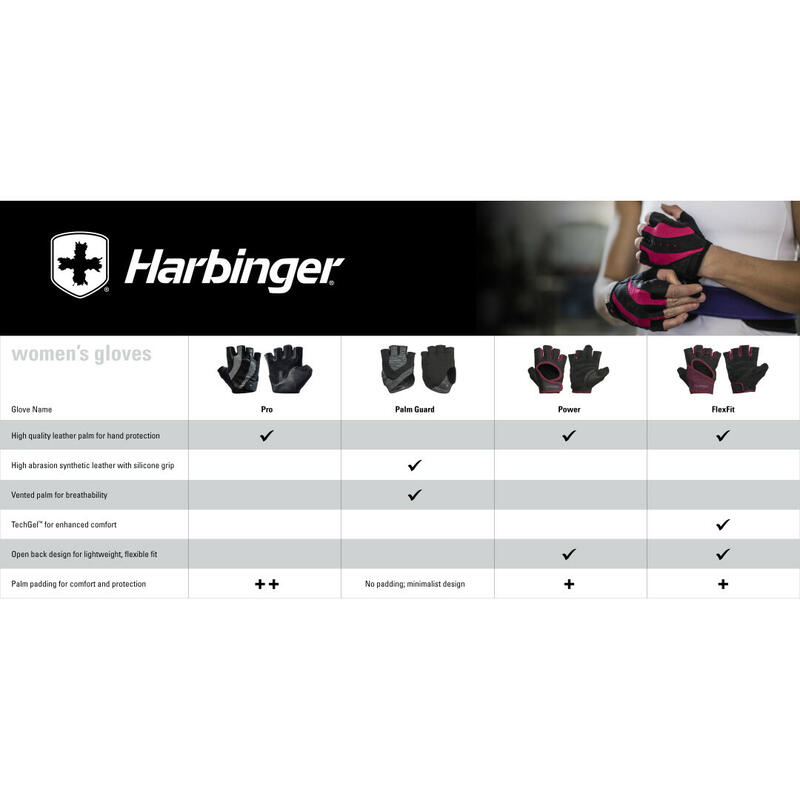 Bodybuilding, fitness, gewichthefhandschoenen voor dames - FlexiFit