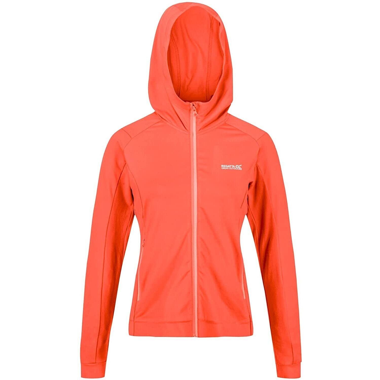 REGATTA Womens/Ladies Cuba II Soft Shell Jacket (Neon Peach)