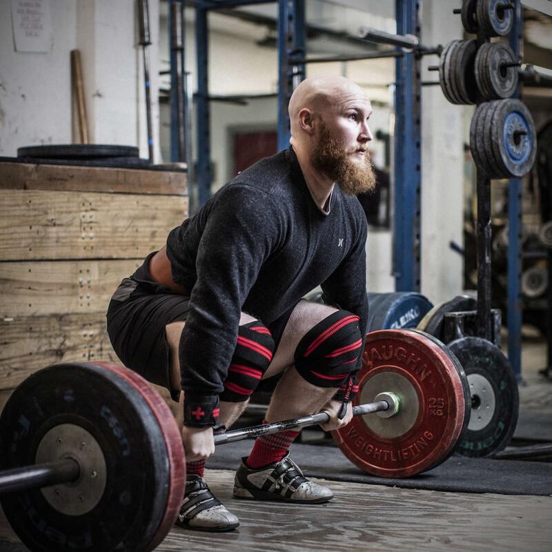 Harbinger Red line knee wraps