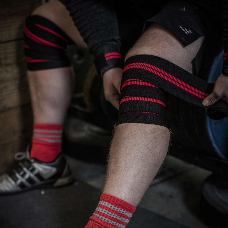 Harbinger Red line knee wraps