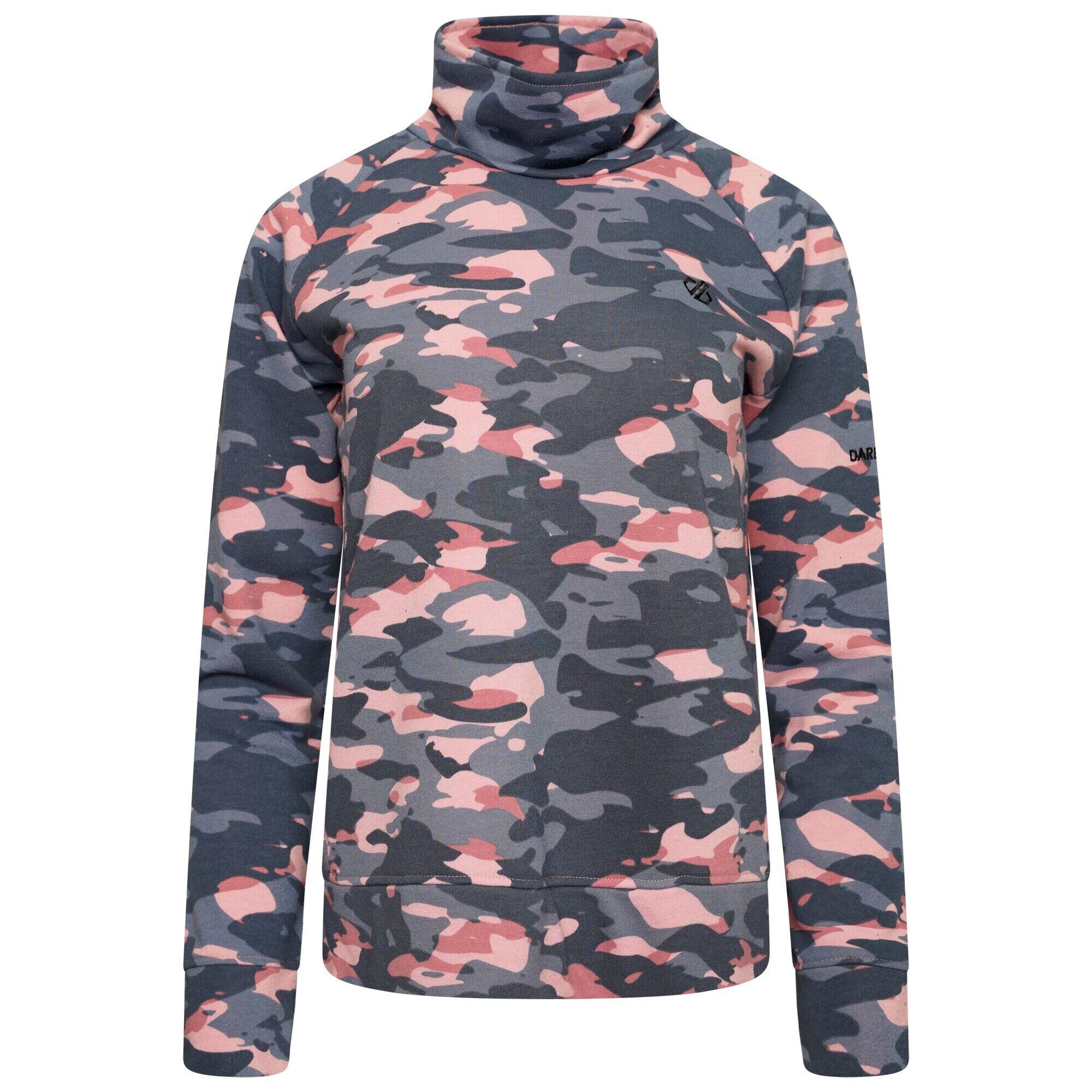 DARE 2B Womens/Ladies Offline Camo Sweatshirt (Powder Pink)