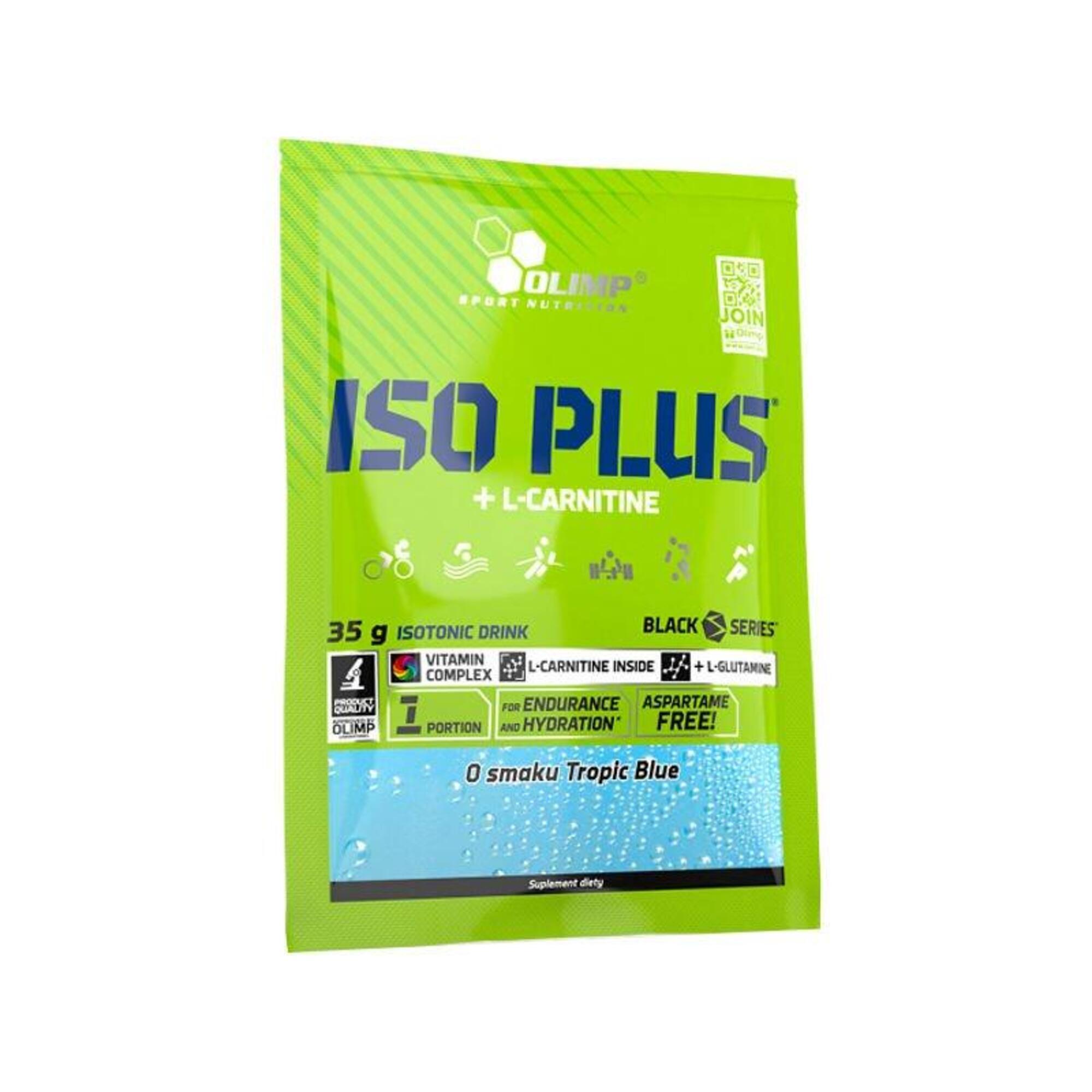 Iso Plus + L-Carnitine OLIMP 35g saszetka Tropikalny