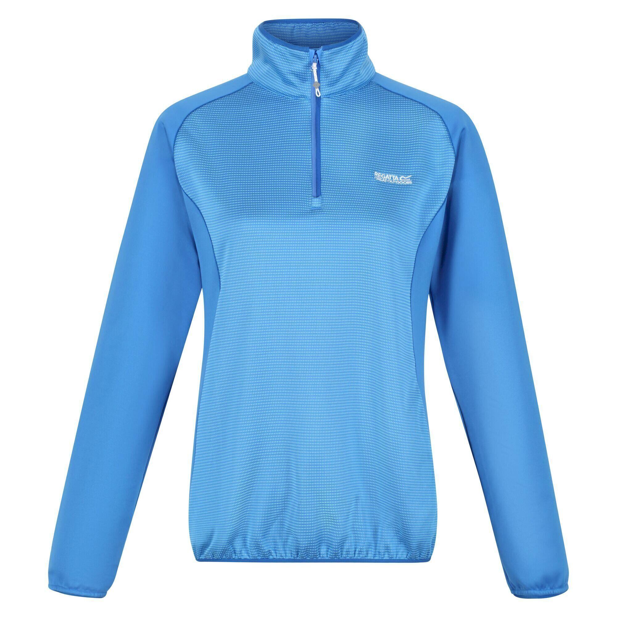 REGATTA Womens/Ladies Highton II Two Tone Half Zip Fleece (Sonic Blue)