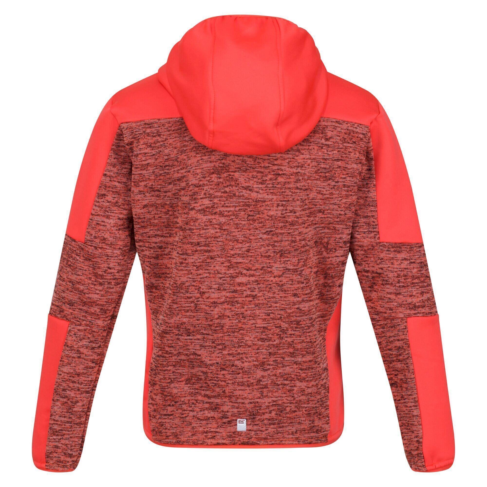 Childrens/Kids Dissolver V Fleece (Fusion Coral/Neon Peach) 2/5