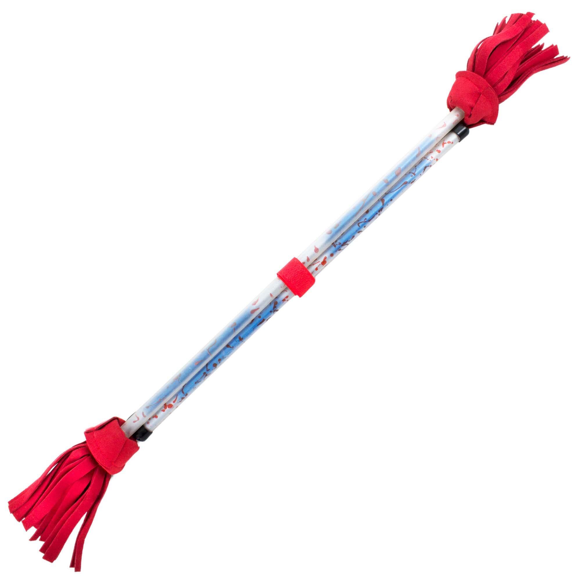 FIRETOYS Picasso Flower Stick and Hand Sticks-Blue/Silver