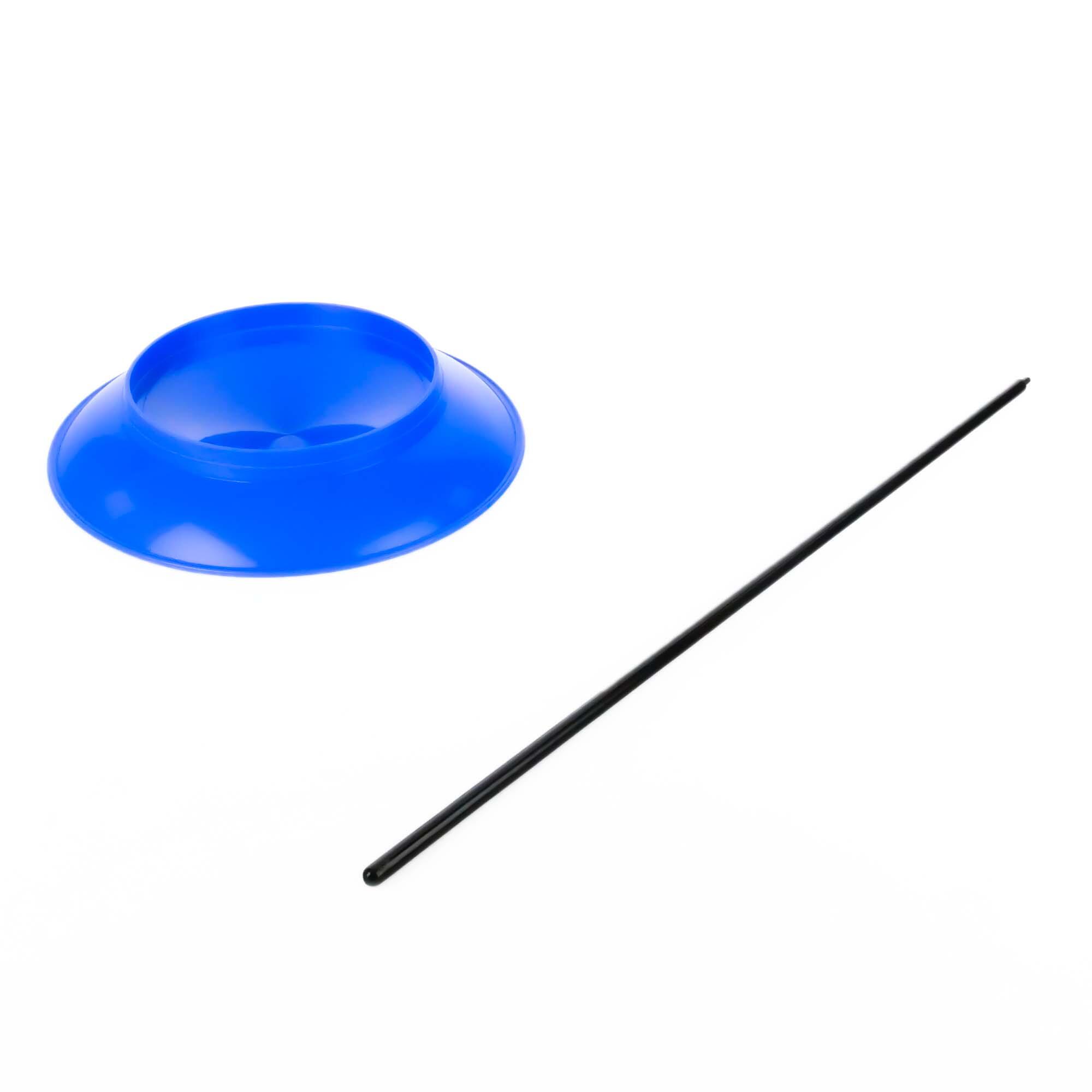 Status Spinning Plate with stick-Blue 2/3